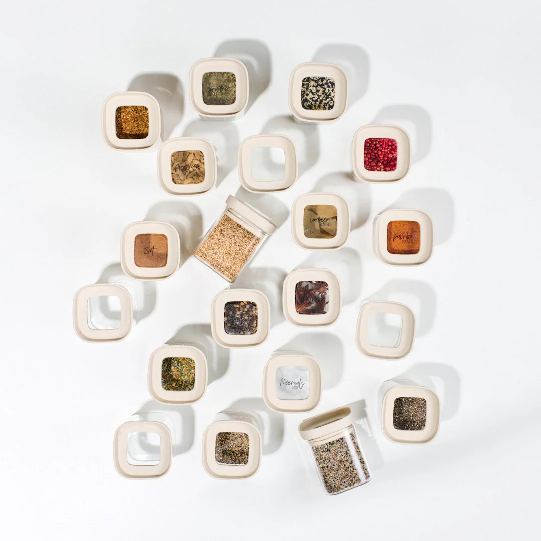 Gewürzschrank Set | Eckig +Glasdeckel - Image 9