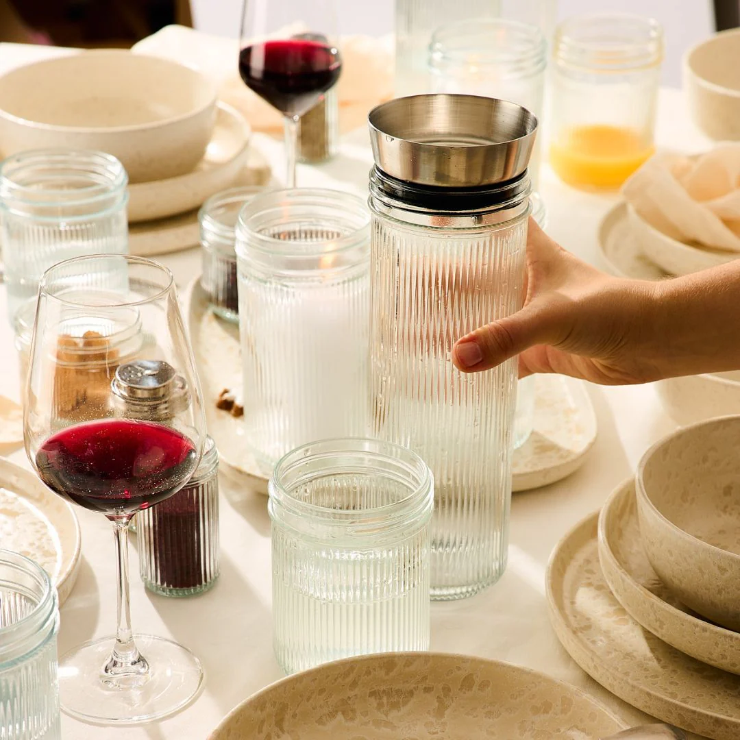 Ripple Mason Jar | Wide | 1 L - Image 4