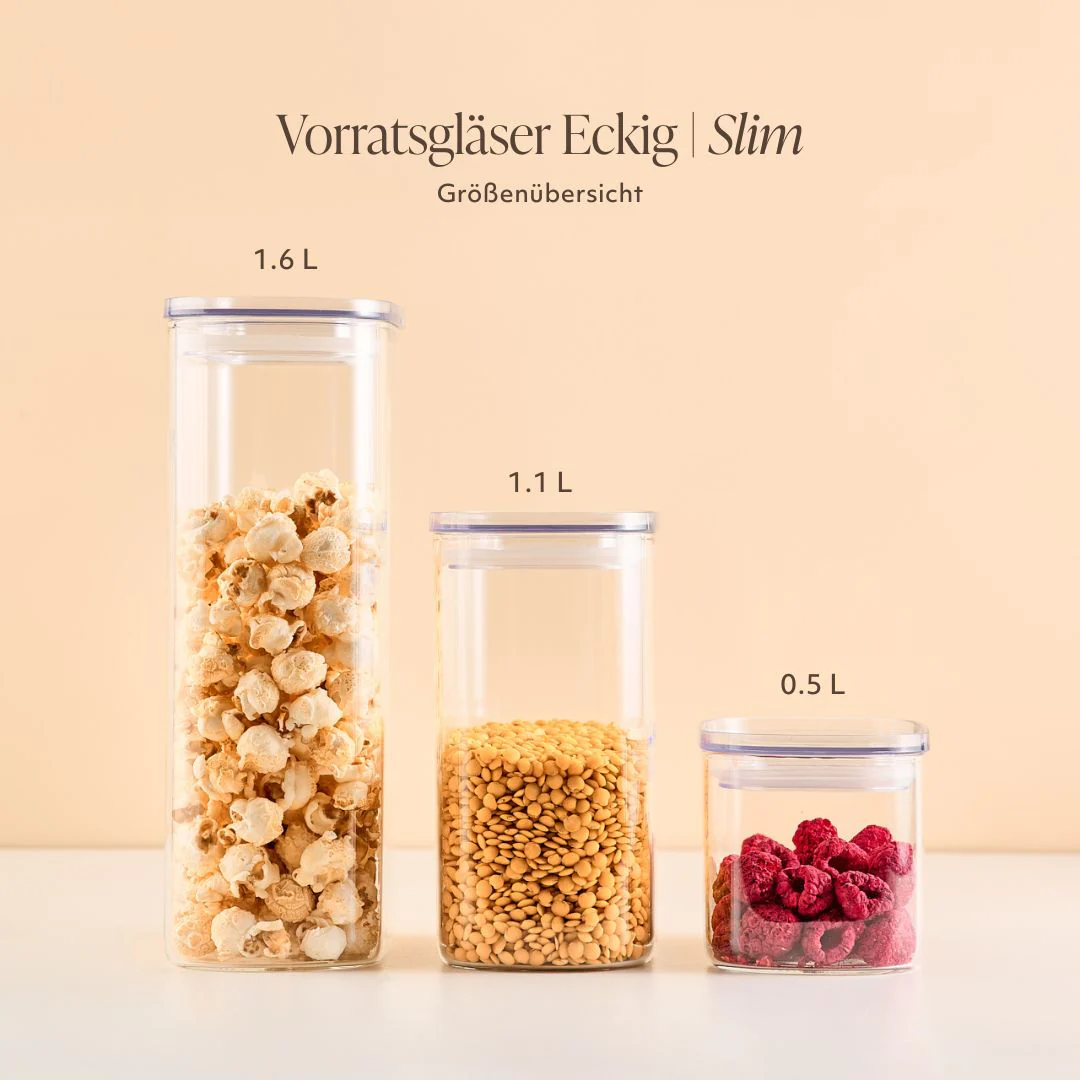 Vorratsglas Eckig | Slim | 0.5 L - Image 10